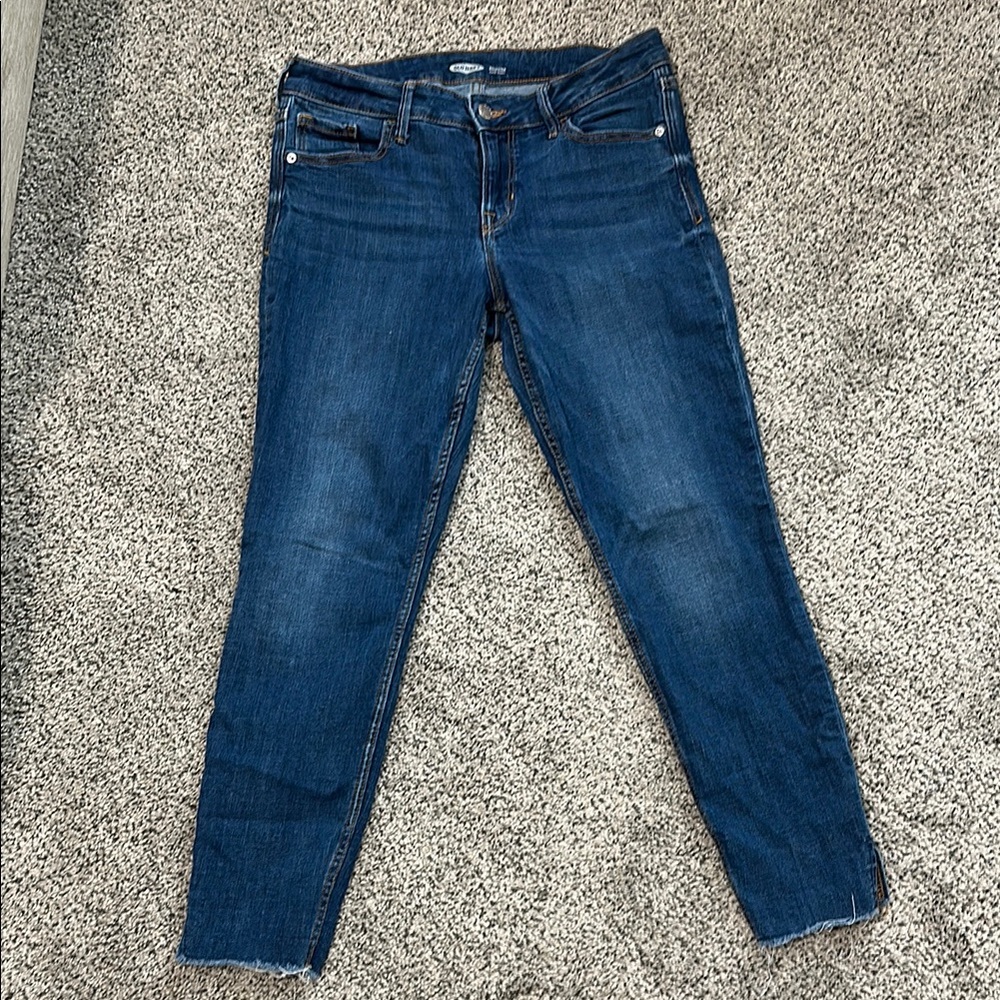 Old Navy Women's Dark Blue Skinny Jeans